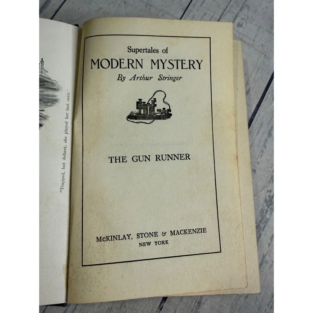 8pc Arthur Stringer Supertales of Modern Mystery Vintage Hardcover Book Set